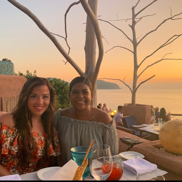 Gorgeous All in Favor Orange flower dress, worn once! - Picture 6 of 6